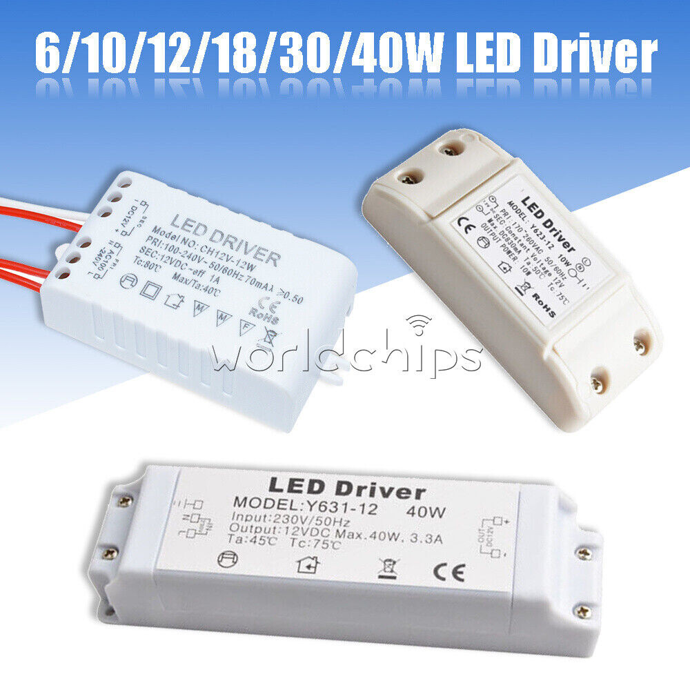 Same Tear hatred 6W/10W/12W/18W/30W/40W LED Driver Transformer For MR11 MR16 Bulbs Strip Lights | eBay Same Tear hatred 6W/10W/12W/18W/30W/40W LED Driver Transformer For MR11 MR16 Bulbs Strip Lights | eBay
