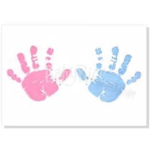 baby footprint paint kit