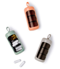 En Route Care Capsule Pill  Vitamin Case