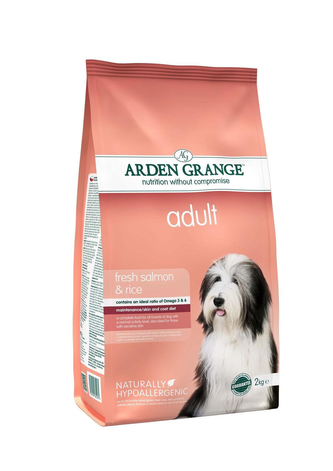Arden Grange Salmon & Rice Adult Dog Food 2kg