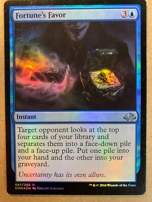 mtg eldritch moon best cards MTG 1x FOIL Fortune's Favor Eldritch Moon Modern Magic the Gathering Card  x1 LP