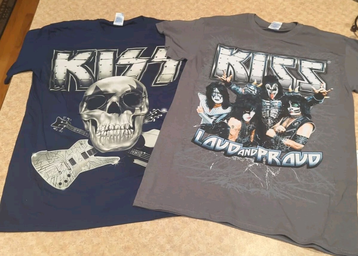 KISS MONSTER TOUR 2013 Tシャツ L KISS Monster Tour 2013 Japan Dark Blue T-Shirt Tee | eBay