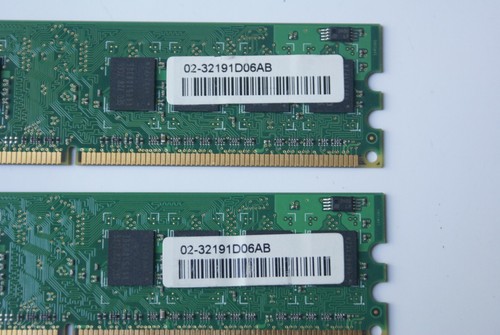 Samsung 2 x 512MB M378T6553EZS-CE6 PC2-5300U DDR2 RAM Working Desktop Memory - Picture 3 of 4