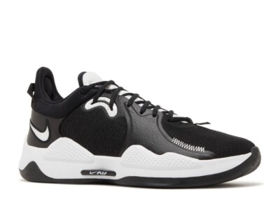 Nike PG 5 TB Black White Panda Basketball Shoes DM5045-001 