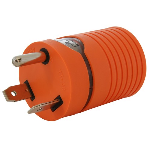 30A 125V NEMA TT-30 enchufe macho a 20A 125/250V adaptador hembra NEMA L14-20 - Imagen 5 de 7