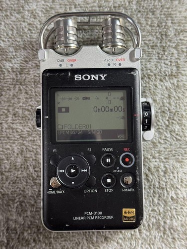 Sony PCM-D100 High Resolution Portable Stereo Digital Recorder Main unit Only - Picture 2 of 7