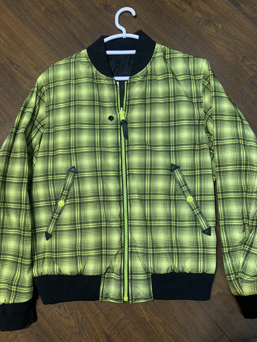 Coach Brand Men's MA-1 Bomber Reversible Jacket - Size Coach Brand Men's MA-1 Bomber Reversible Jacket - Size