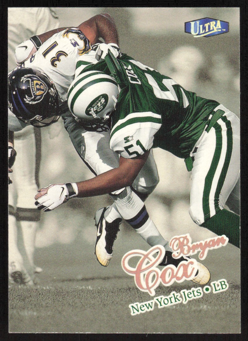 1998 Ultra Gold Medallion Bryan Cox #315G New York Jets