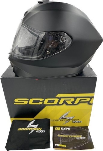 SCORPION EXO EXO-R420 HELMET MATTE BLACK XXL - 42-0107