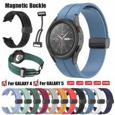 Magnetic Silicone Strap Band For Samsung Galaxy Watch 7 6 5 4 40 44mm/6 Classic