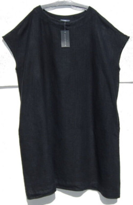 NWT Bryn Walker Heavy Linen ANSLEY Dress Bateau Neck w/Cap Sleeve and Pockets XL