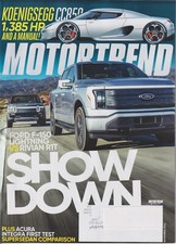 Motor Trend November 2022 Show Down Ford F-150 Lightning vs. Rivian R1T, Koenigs