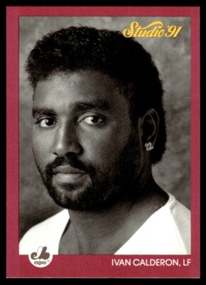 1991 Studio #194 Ivan Calderon Montreal Expos