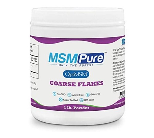 Kala Health MSM Pure Coarse Powder Flakes Organic Sulfur Crystals 99.9%