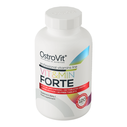 OSTROVIT, VIT&MIN FORTE multi Vitamin Mineral complex (multiwitaminy) 120tablets - Picture 2 of 3