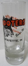 Hooters ® Restaurant - Lafayette Indiana - Boiler Up - Tall Shot Glass - New