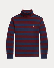 Polo Ralph Lauren Striped Cotton Interlock Turtleneck Size 6 Boys