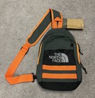 Northface Sling Bag Crossbody Shoulder Backpack Gray Orange Unisex NWT