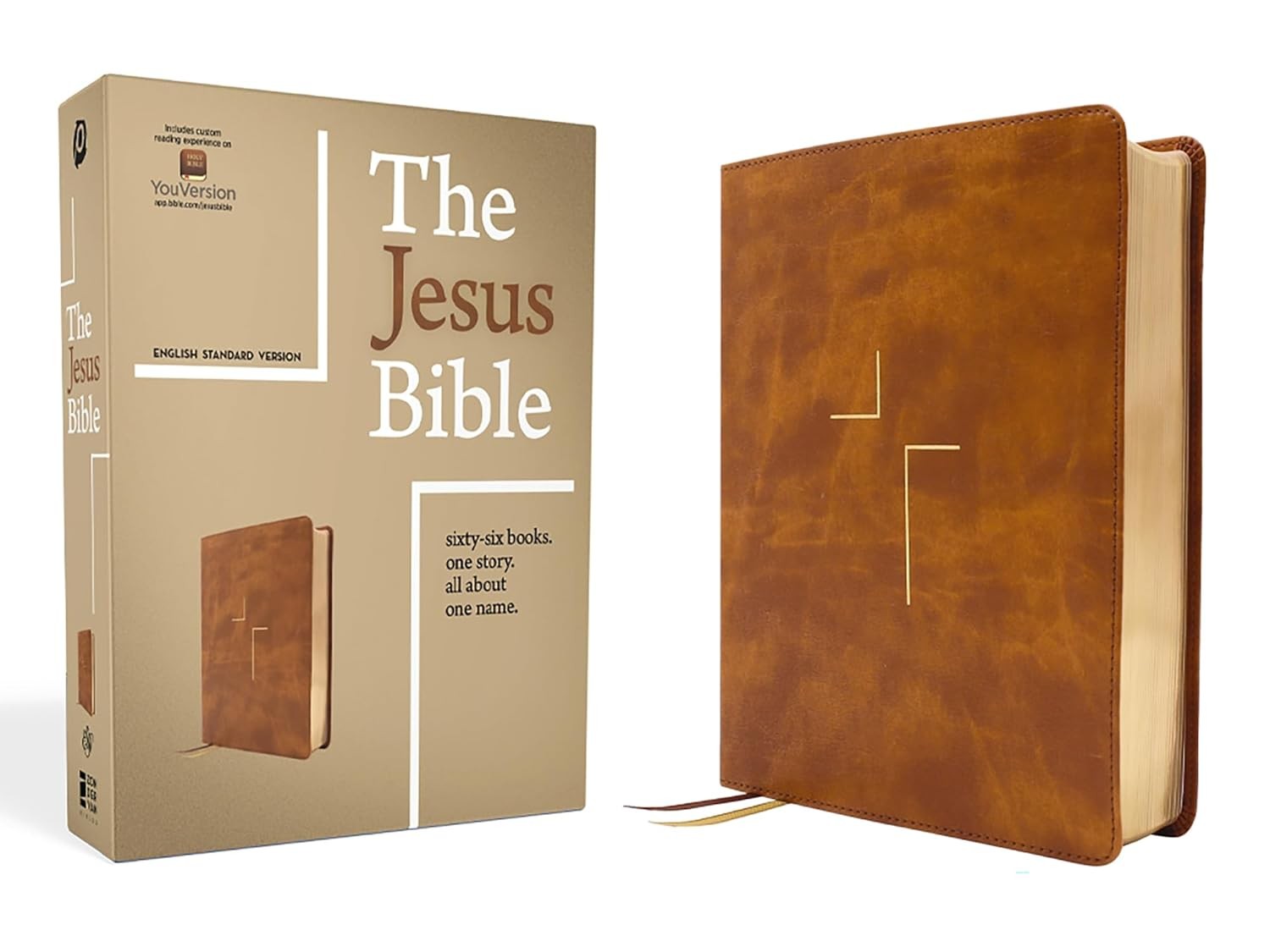 The Jesus Bible, ESV Edition, Leathersoft, Tan: Esv Edition, Tan - Image 9