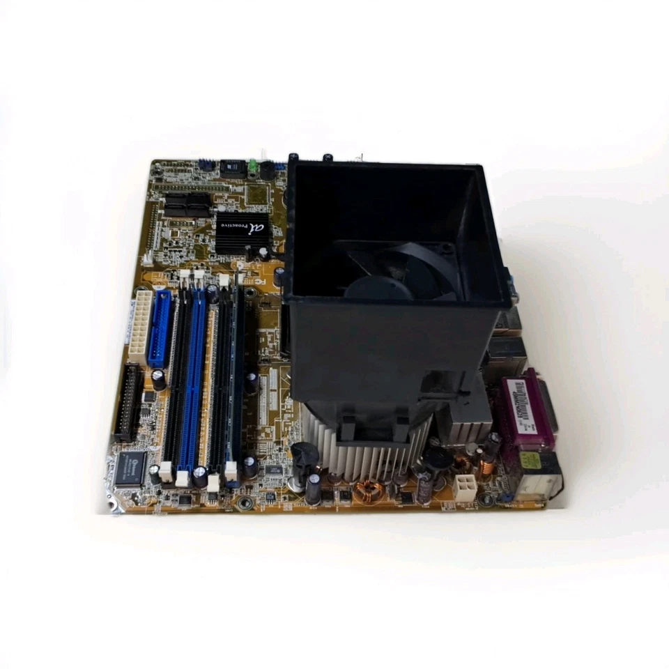 ASUS MICRO ATX P5GD1 REV SOCKET 1.05 775+INTEL PENTIUM 4 HT 3.2GHZ-512 MB DDR400 - Immagine 4 di 4