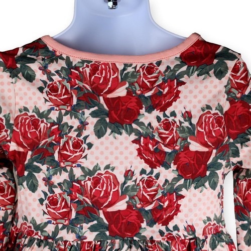 MATILDA JANE KENSLEY GIRLS FLORAL DOT PRINT DRESS Size 4 NWT - Picture 7 of 10
