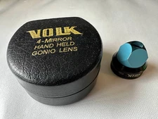 Volk G-4 Mirror Gonio Lens, Ophthalmology/Optometry, Large, No Flange, with case