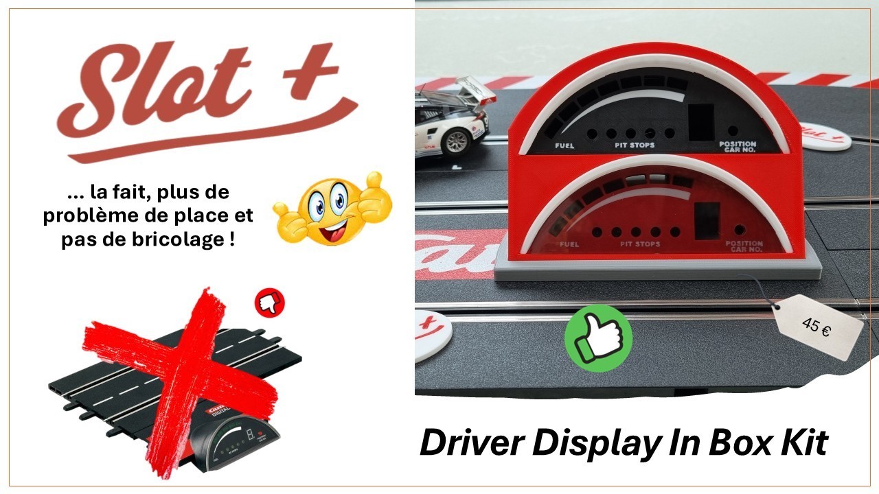 Driver Display Carrera Digital Box Slot+ pour circuit de slot car 124 132