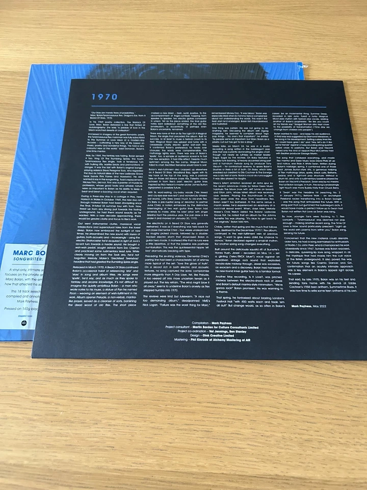 T. Rex - 1970 - Demon Records Compilation Vinyl LP - Marc Bolan - In Shrink - Image 4 of 4