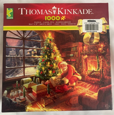ceaco thomas kinkade 1000 piece christmas puzzle