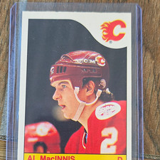 O-Pee-Chee 1985-86 Al MacInnis Rookie #237 Calgary Flames NHL Ice Hockey Card
