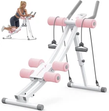 MERACH Ab Machine Foldable Ab Equipment for Full Body Workout Home Exercise
