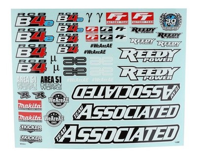 Team Associated RC8B4 Aufkleber ASC81588 Team Associated RC8T4, Team Associated