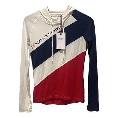 PERFECT MOMENT langärmliges Damenoberteil mit Kapuze Baselayer neu mit Etikett Skisport Small