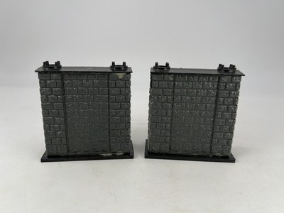 Heljan Lot of 2 Bridge Trestle Pier Stone Good Condition