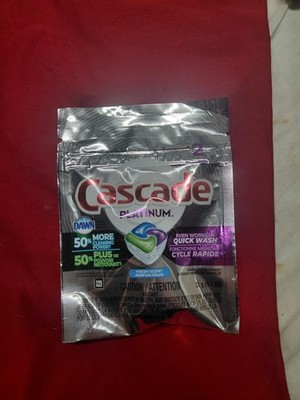 Cascade Platinum ActionPac dishwashing detergent pod- 2 Pods