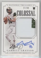 2015 Panini National Treasures College /99 Garrett Grayson #315 Rookie Auto RC