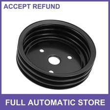 3 Swp Triple-groove Short Water Pump Crank Pulley For Chevy Sbc Small Block 3 Swp Triple-groove Short Water Pump Crank Pulley For Chevy Sbc Small Block