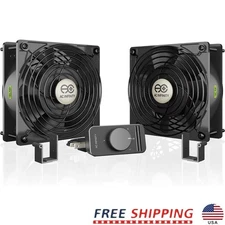 High Airflow Fan Stoves Doorway Circulation W/ Speed Controller UL Certified New