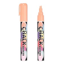Liquid Chalk Markers 6mm, 2 Pcs Chalkboard Markers Erasable Tip, Soft Pink
