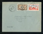 FRANCE No.1003 + 1013 LETTER DOUBS 9.8.1954 - ZURICH SWITZERLAND (969405)