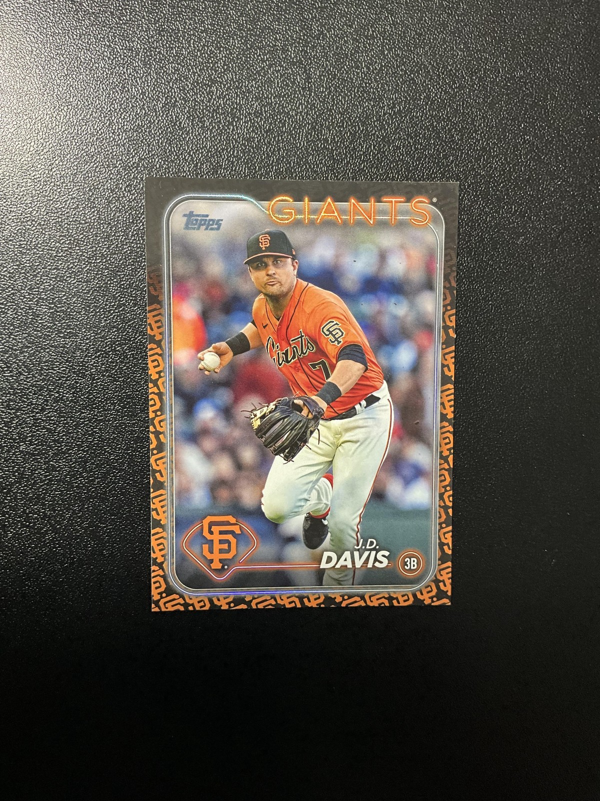 2024 Topps #64 J.D. Davis Team Color Border Variation