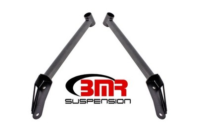BMR Front Of Rear Cradle Brace - Black Hammertone Fits 16-17 6th Gen Camaro