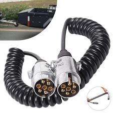 2M Trailer Light Board Extension Lead Cable 7 Pin Plug Socket Towing Wire Truck