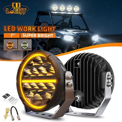 2X E9 R148 R149 7 Zoll LED Arbeitsscheinwerfer 12V Offroad Nebelscheinwerfer LKW