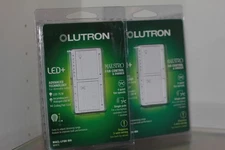 🔥Lot of 2! Lutron Maestro Fan Control & Light Dimmer LED Single Pole