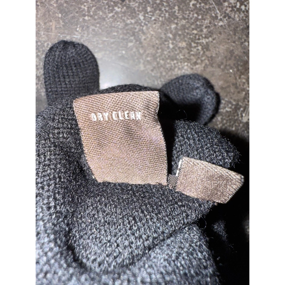 Guantes Coach negros 100 % lana merino con logotipo de firma C guantes cálidos talla única Foto 4 de 4