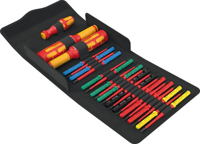 Wera 05006633001 Kraftform Kompakt VDE Safe-Torque Speed Schaltschrank-Set 1, 23