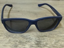 POLO RALPH LAUREN PH 4142 5733/87 MATTE BLUE AUTHENTIC SUNGLASSES 57-17 Used