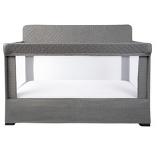 Baby Delight Lunaire Full Size Crib Breathable Mesh Baby Crib Tool-Free A...