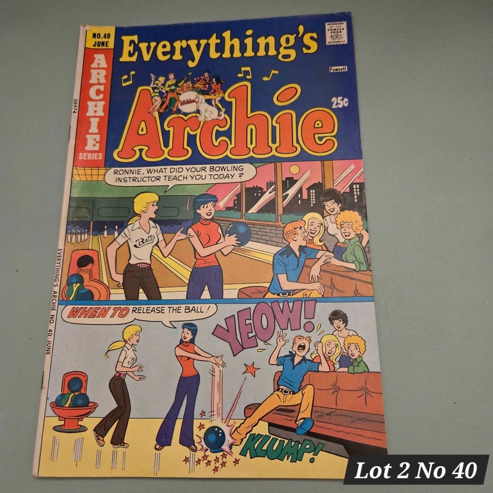 Archie Readrs Vintage Archie Comics Everything’s Archie Reader Lot 2 - 40, 41, 42, 43 ...